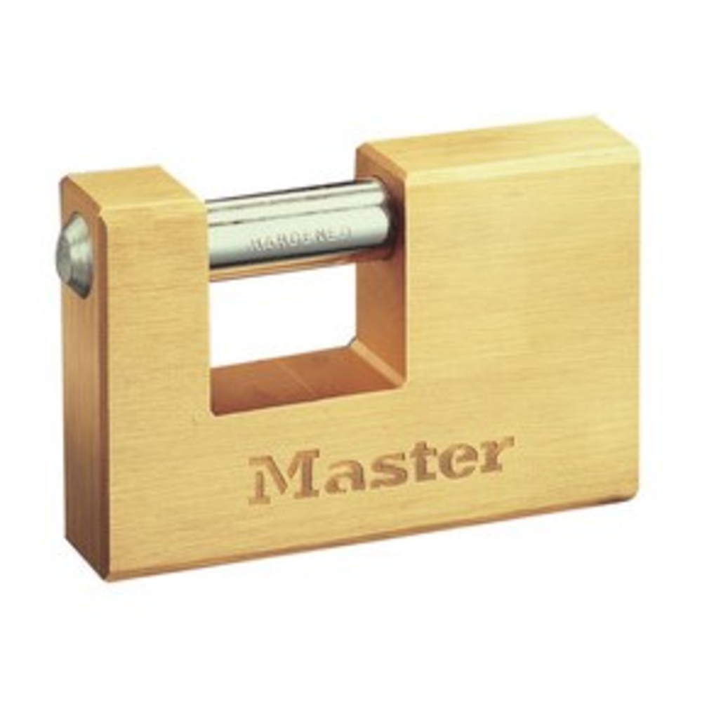 Cadenas en laiton massif d'une largeur de 76 mm MASTER LOCK 607EURD