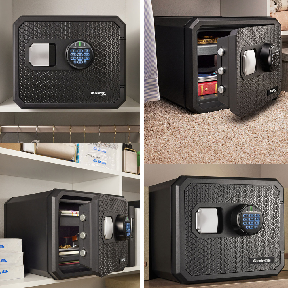 Coffre-fort ignifuge et résistant à l’eau combinaison électronique - Format L MASTERLOCK - FPW082FTCML