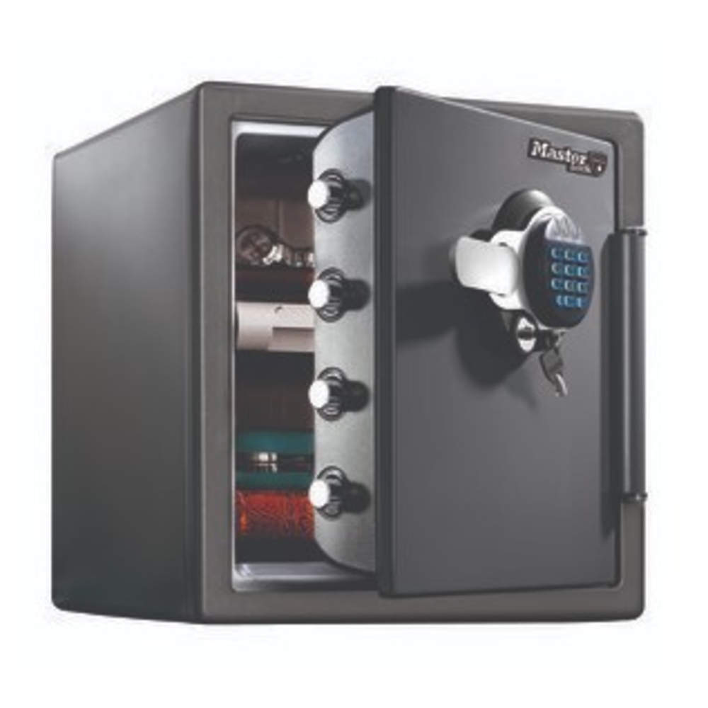 Coffre fort ignifuge 2h et résistant à l'eau - Format XL avec double verrouillage MASTERLOCK - LTW123GTC