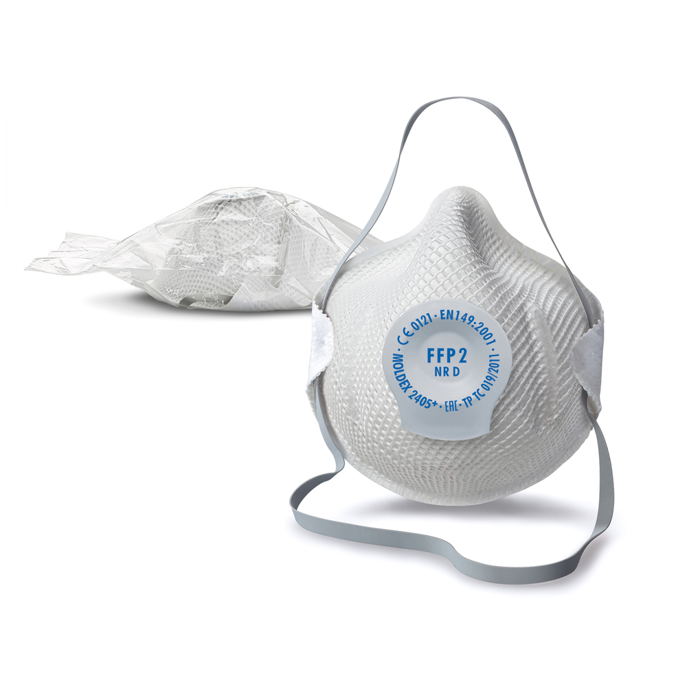 MASQUE FFP2 NR D AVEC SOUPAPE CLASSIC LOT DE 5 - MOLDEX - 240555