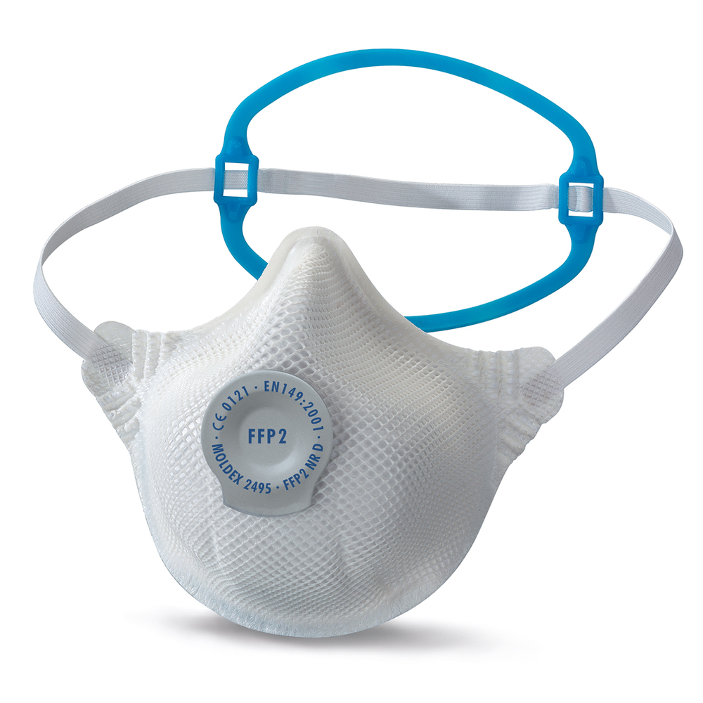 MASQUE FFP2 NR D AVEC SOUPAPE SMART SOLO - LOT DE 20 - MOLDEX - 249501