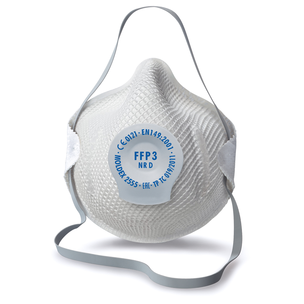 MASQUE FFP3 NR D AVEC SOUPAPE VENTEX - LOT DE 5 - MOLDEX - 255555