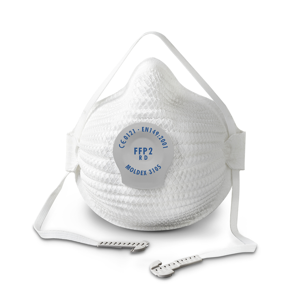 MASQUE FFP2 R D AVEC SOUPAPE AIR TAILLE M/L - LOT DE 10 - MOLDEX - 310501