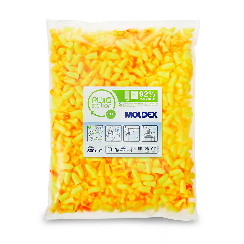 BOUCHONS MELLOWS SACHET DE 500 RECHARGES - MOLDEX - 766001