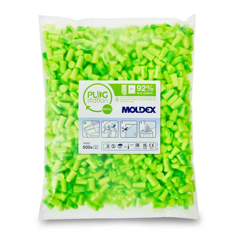 BOUCHONS PURA-FIT RECHARGE DE 500 PAIRES - MOLDEX - 776001