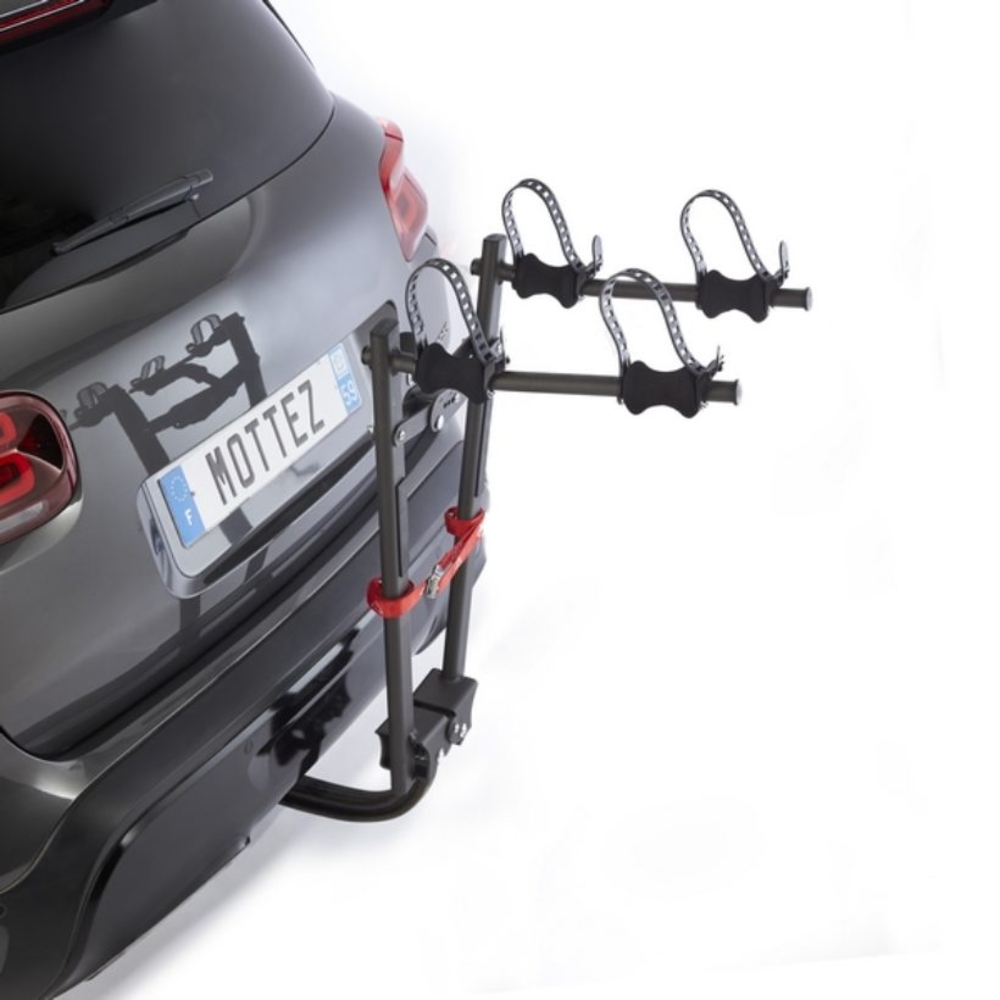 Porte-vélo 2 vélos électriques suspendus sur attelage - MOTTEZ - A032P2ELEC