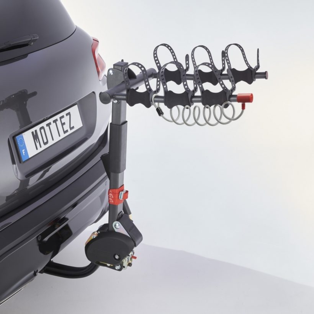 Porte-vélo 3 vélos électriques suspendus sur attelage - MOTTEZ - A033P3ELEC