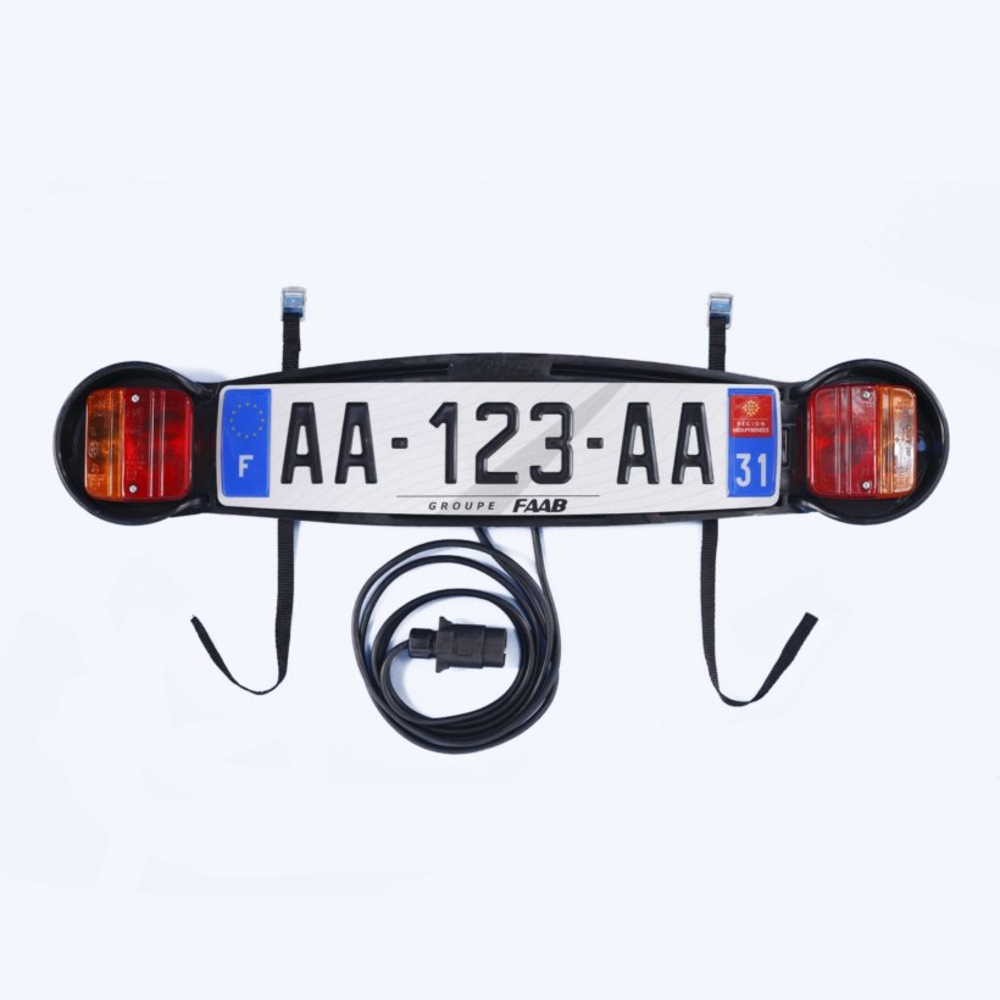 Plaque de signalisation pour porte vélo arrière - MOTTEZ - A063FDK