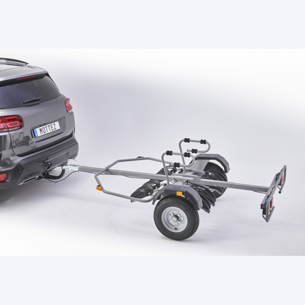 Remorque 4 vélos électriques sur attelage - MOTTEZ - A144V4ELEC