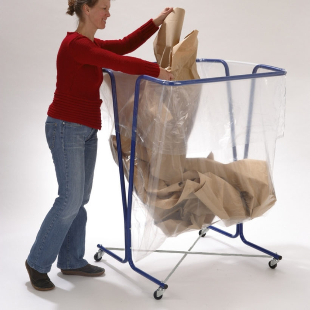 Support Sac Poubelle 600 Litres Avec Roulettes - MOTTEZ - B015CXL