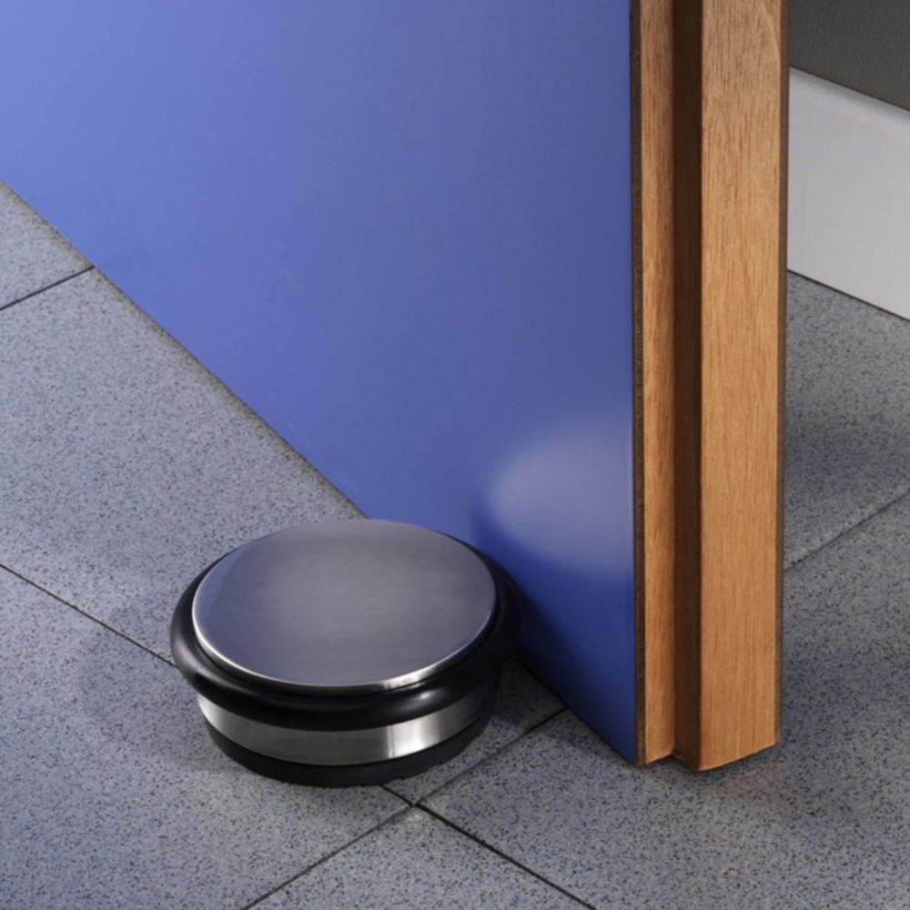 Butée de porte nickelé satiné - MOTTEZ - B062VNI