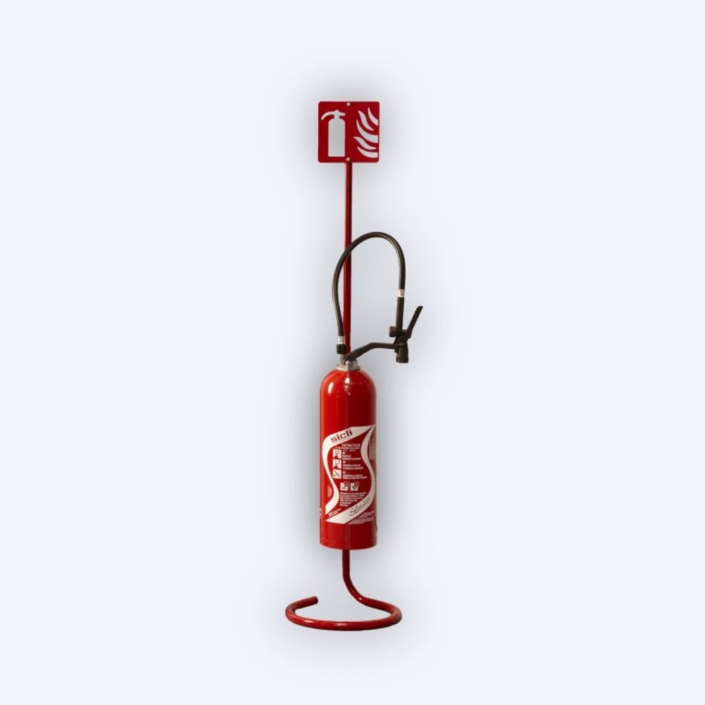  Support extincteur sur pied  - MOTTEZ - B122C