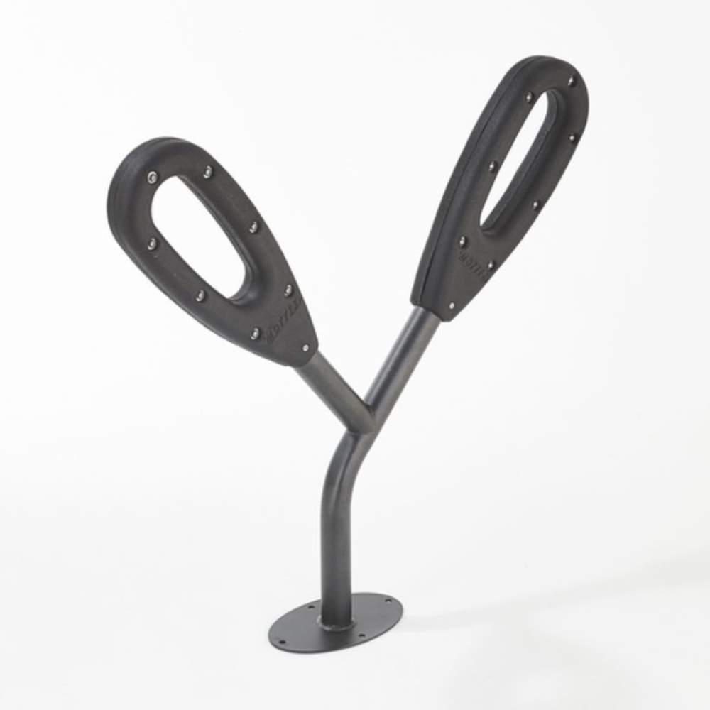  Poteau range 2 vélos papillon  - MOTTEZ - B142C