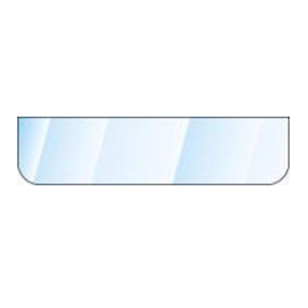 Tablettes verre sablée 2 coins arrondis 60 x 15 cm - MOTTEZ - B148FSA