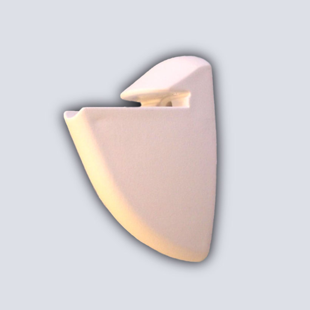 Equerre express tablette 5mm blanche transparente - MOTTEZ - B205VBCTR