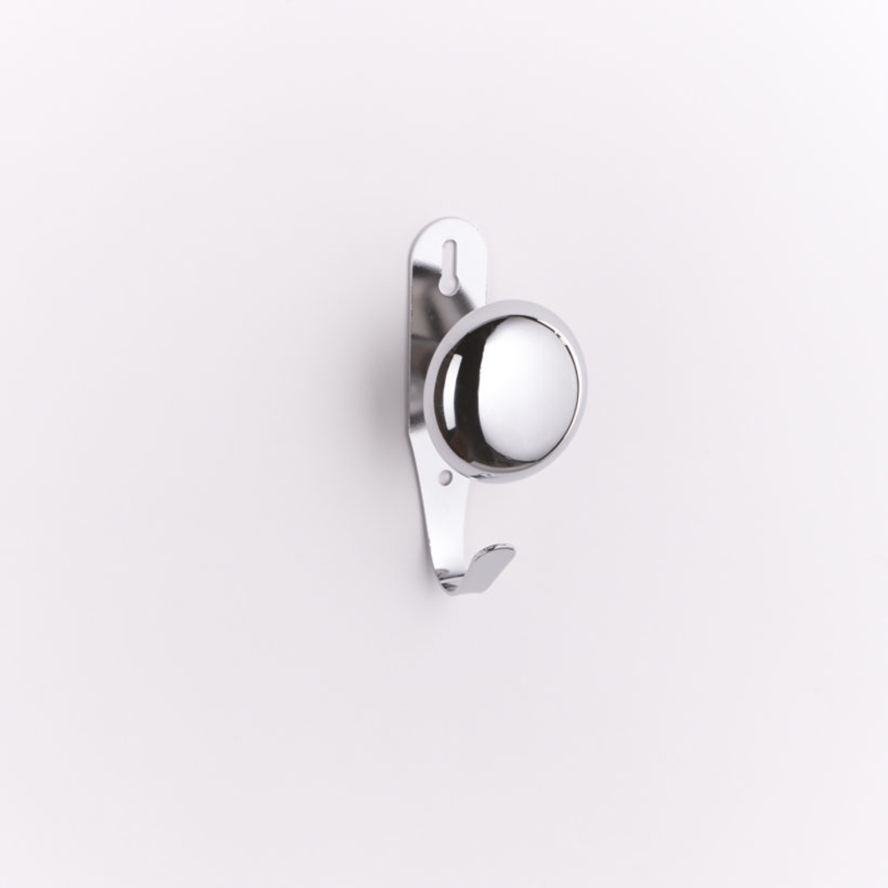 Portemanteaux métal 1 tête - coloris chrome - MOTTEZ - B220V1CH