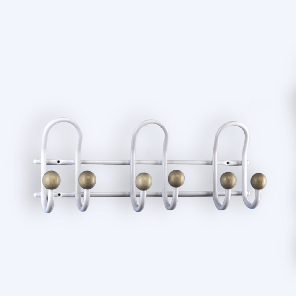 Portemanteaux 3 patères + 6 crochets - MOTTEZ - B223VBC