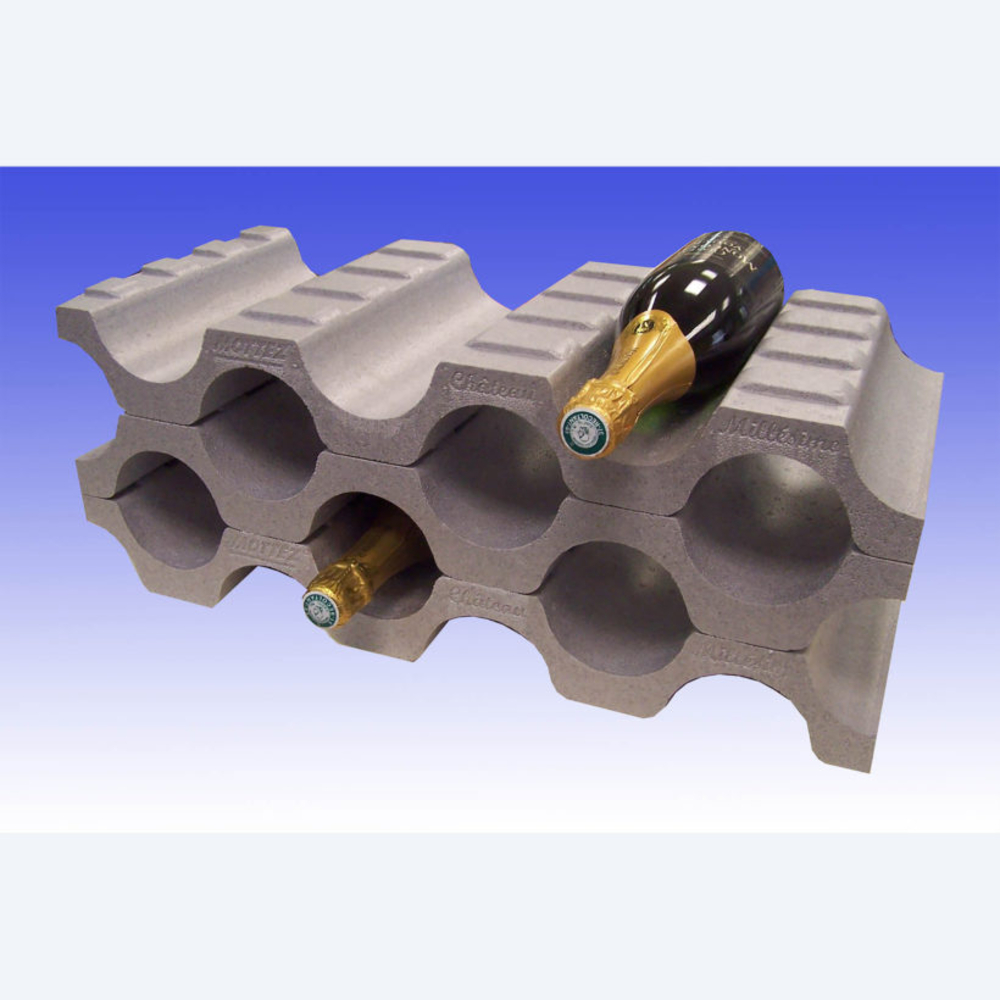 Casier bouteilles polystyrène 9 bouteilles - MOTTEZ - B229V3