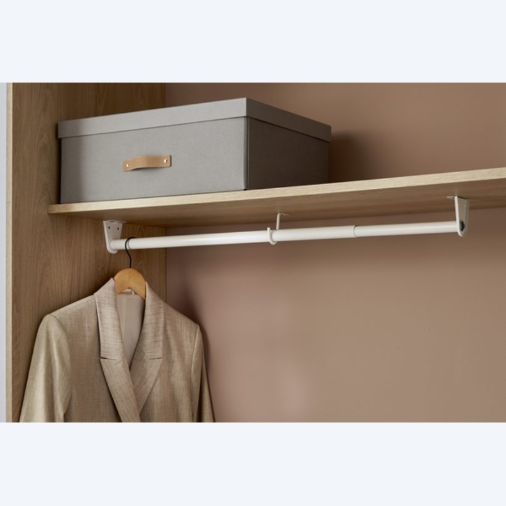 Barre de penderie de 1295 à 240 cm - MOTTEZ - B240S240BC