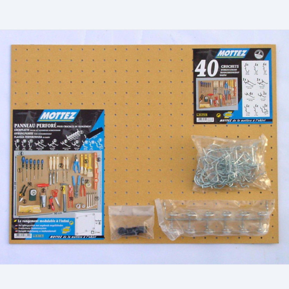Kit panneau perforé isorel - MOTTEZ - B275F