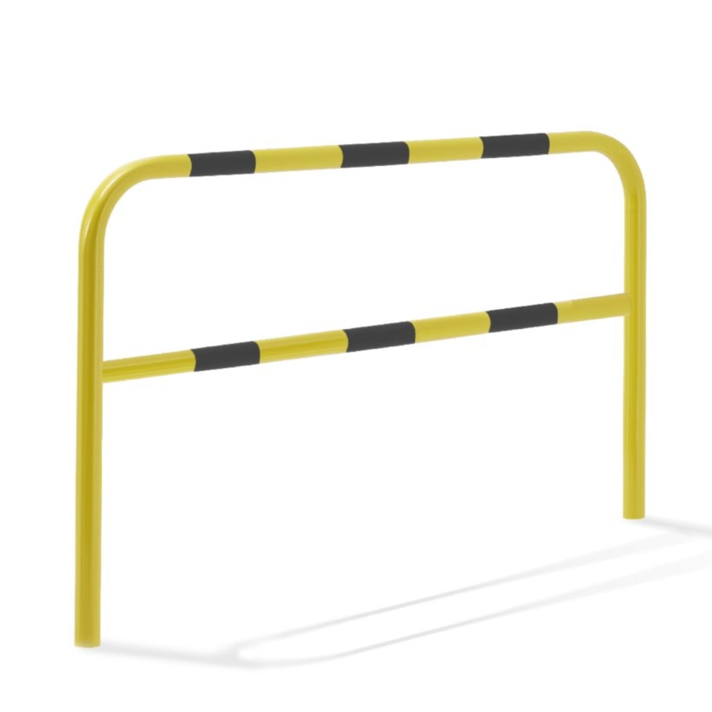 Barrière de protection à sceller Ø 40mm- Longueur 200m Jaune avec 6 bandes noires - MOTTEZ - B352ZJN