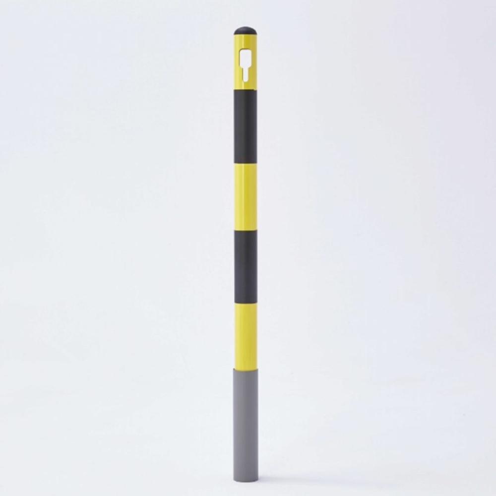  Potelet 100 cm – jaune / noir  - MOTTEZ - B361CJN