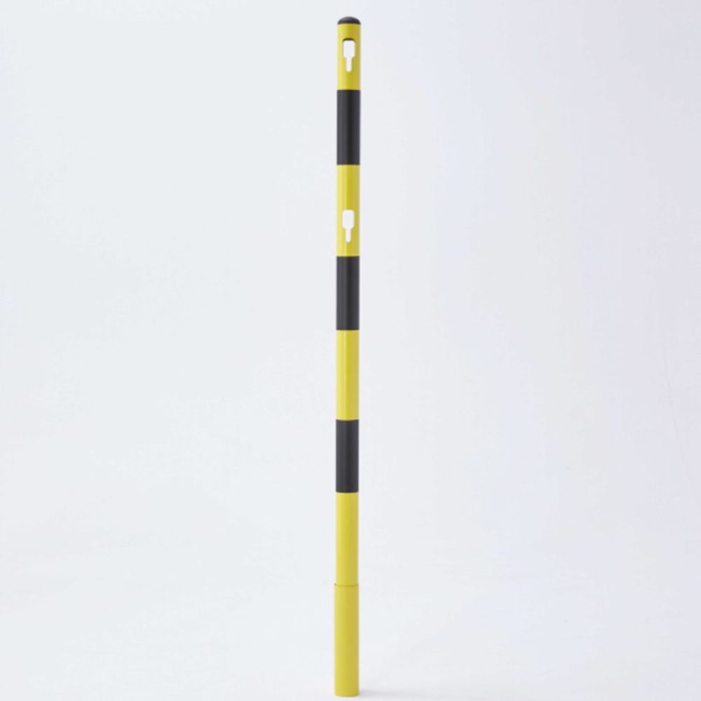 Potelet 150 cm - jaune / noir - MOTTEZ - B362CJN