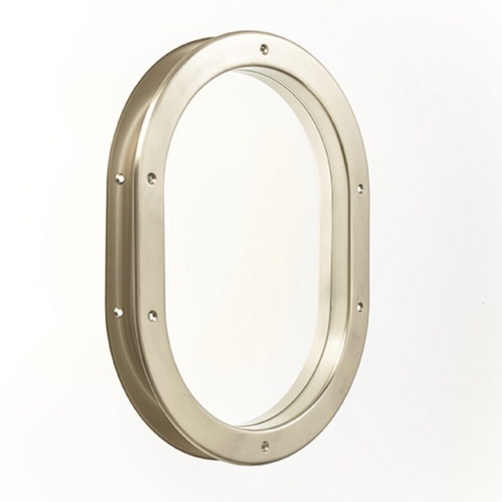  Hublot de porte oblong métal  - MOTTEZ - B409S2METOLG