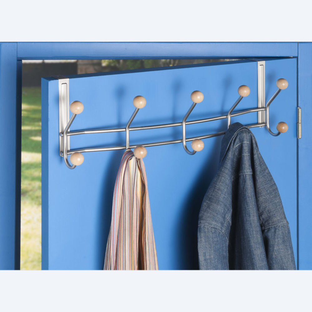 Portemanteaux 10 crochets coloris alu - MOTTEZ - B705QAL