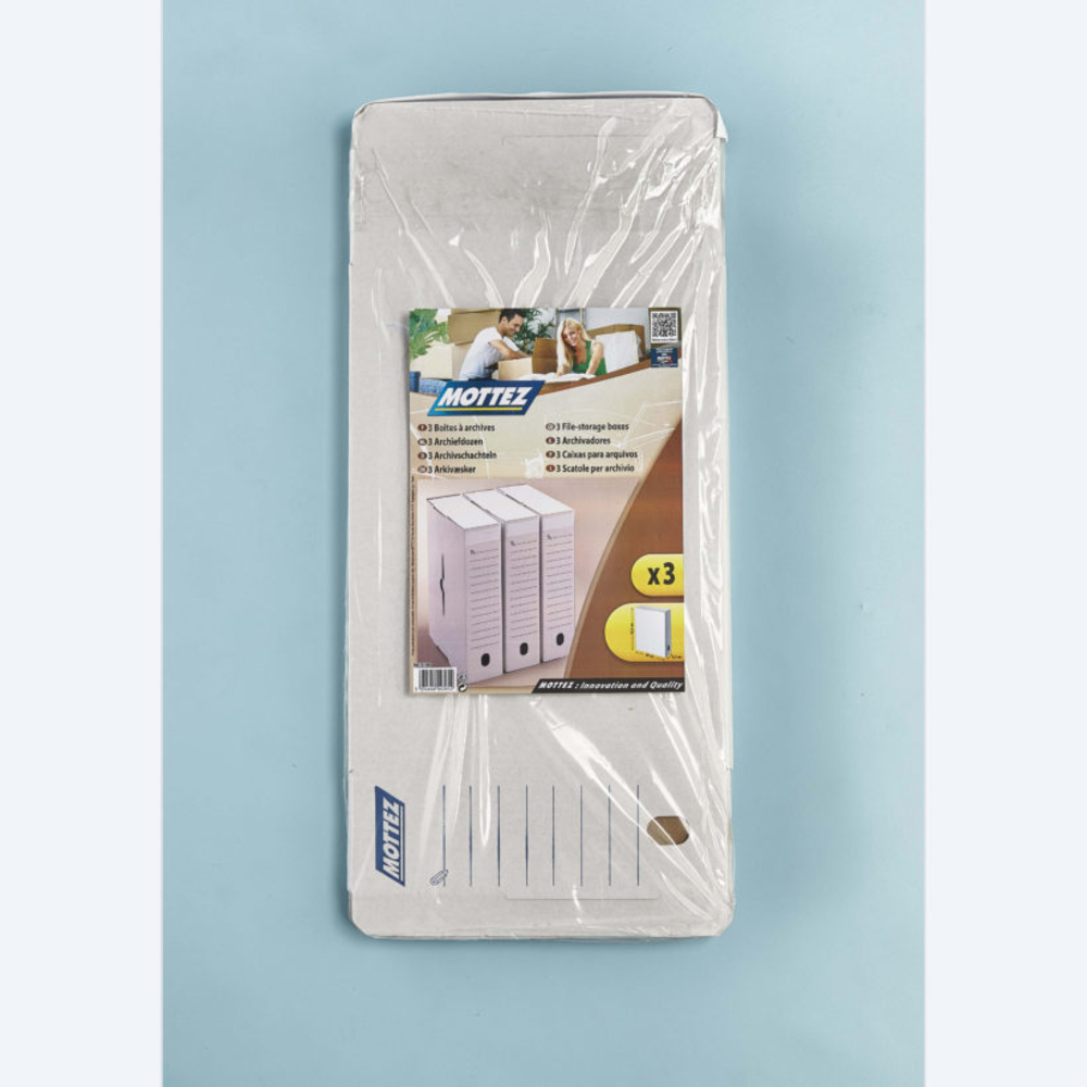  Lot de 3 Boites à Archives  - MOTTEZ - B758F