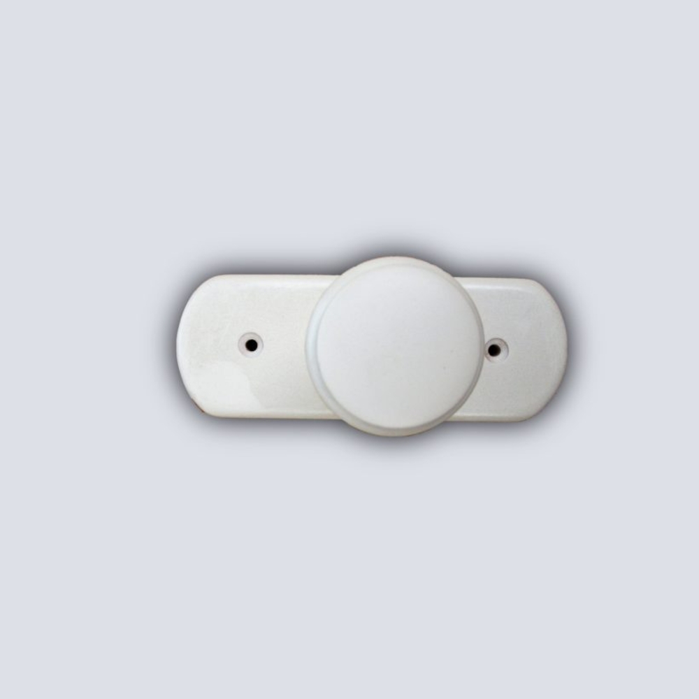 Portemanteau plat 1 tête blanc - MOTTEZ - B816V1BC