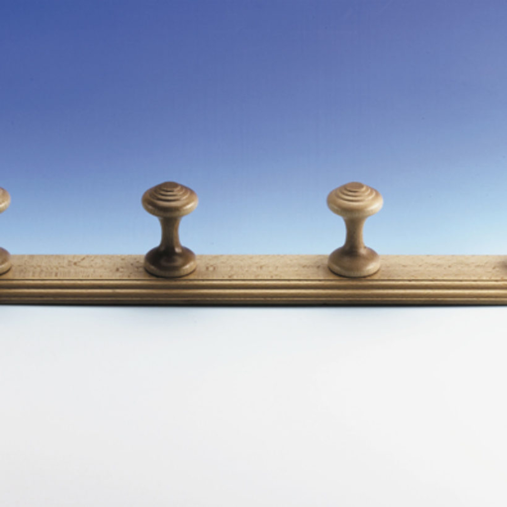 Portemanteau mouluré 4 têtes hêtre - MOTTEZ - B817V4HE