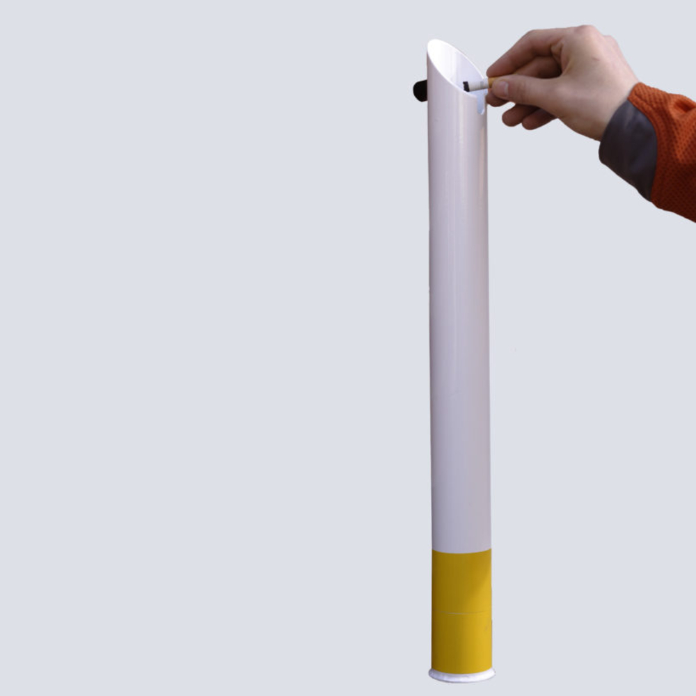  Cendrier mural simple pivotant  - MOTTEZ - B831CBC