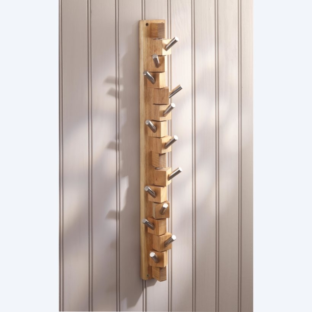  Porte-manteaux chêne 13 patères  - MOTTEZ - B846V