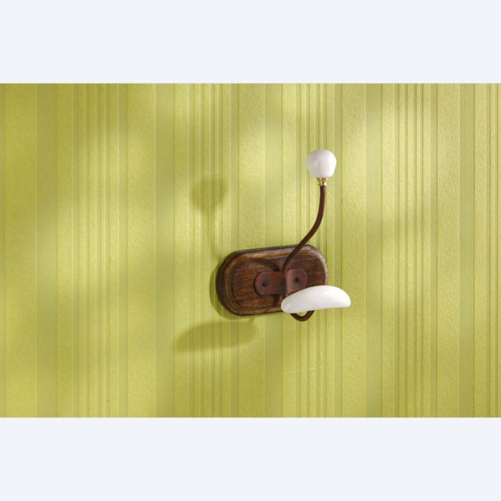  Portemanteaux bois + porcelaine 1 patère  - MOTTEZ - B854V1