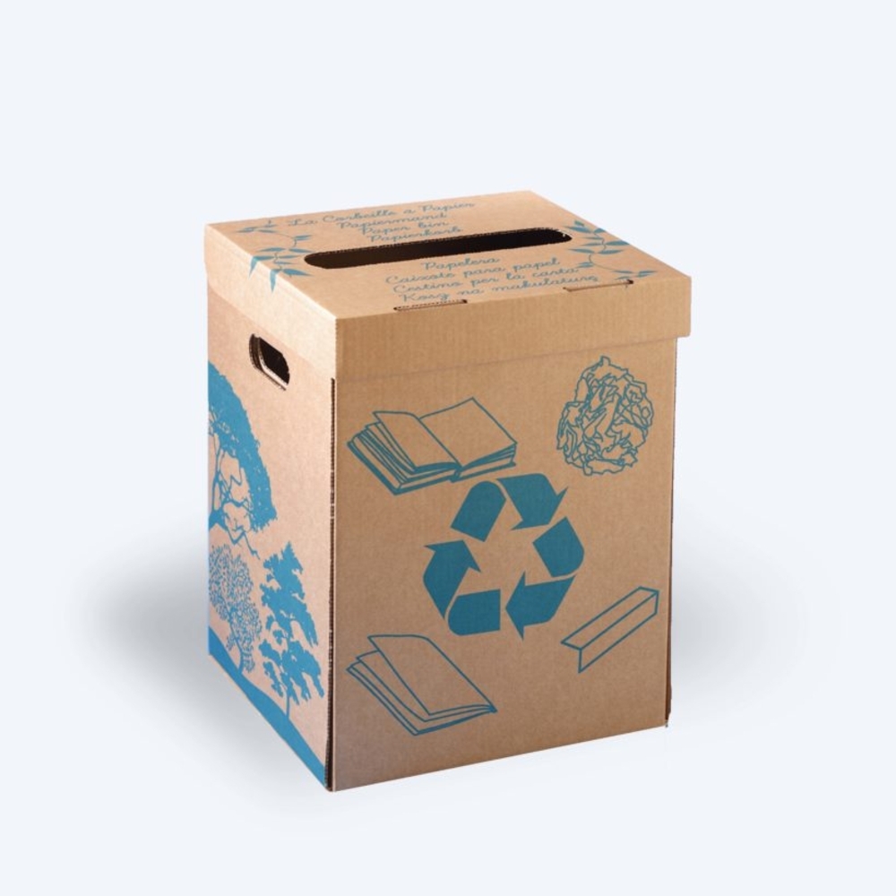  Corbeille à papier 36 L style végétal  - MOTTEZ - B961VRCY