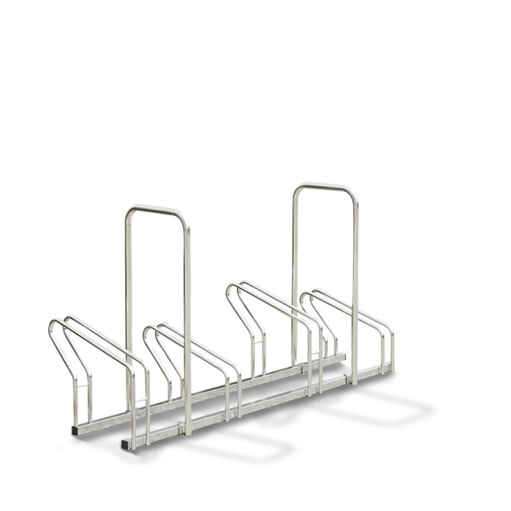  Râtelier Hollandais sur 2 niveaux pour 4 vélos avec arceaux antivol  - MOTTEZ - M024V4AR