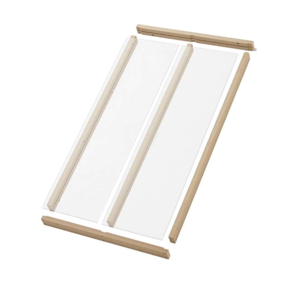 2 verrières d’atelier MDF - MOTTEZ - M452P