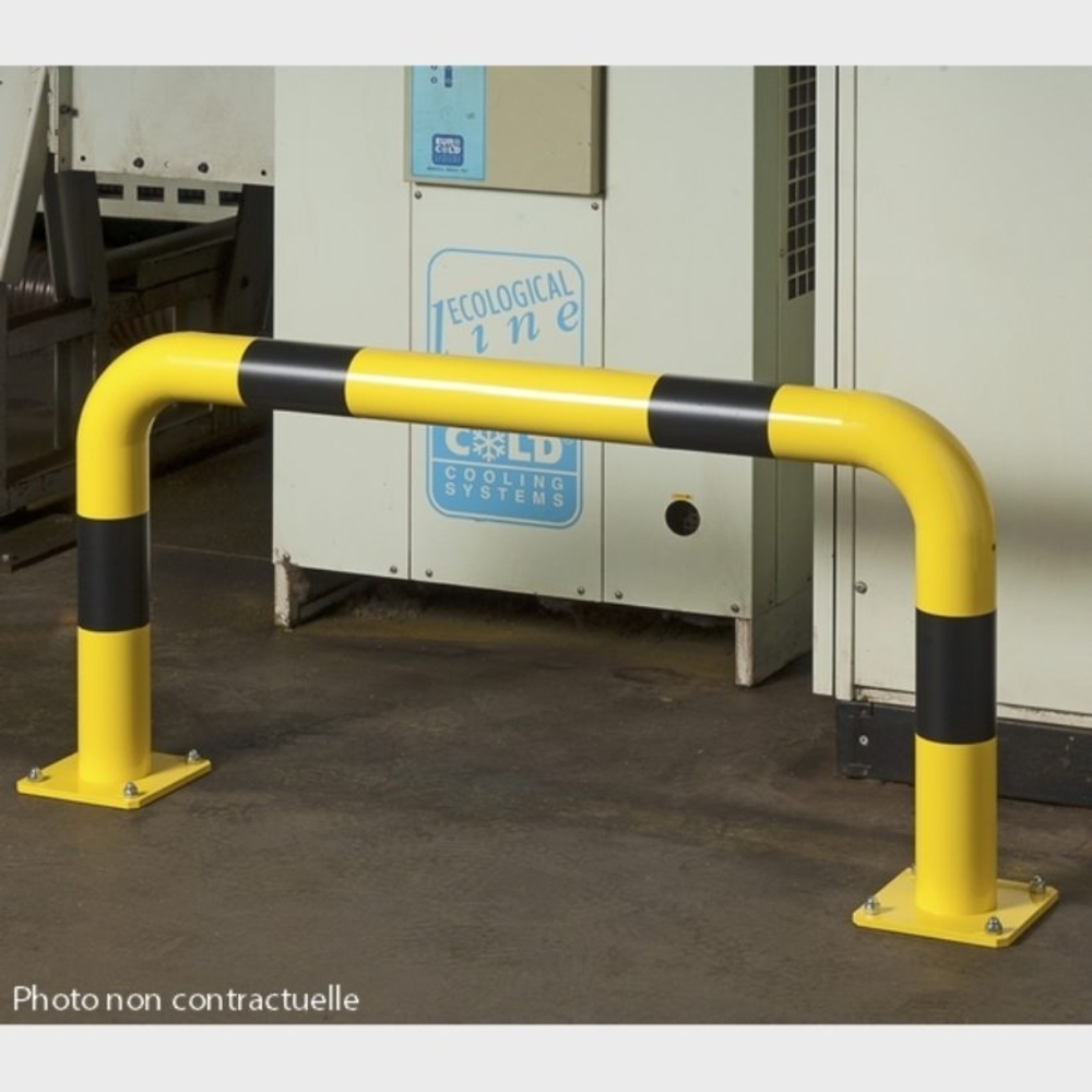 Barrière de protection droite Ø60 mm - Long. 120 x HT 35 cm - MOTTEZ - M611SH35L120