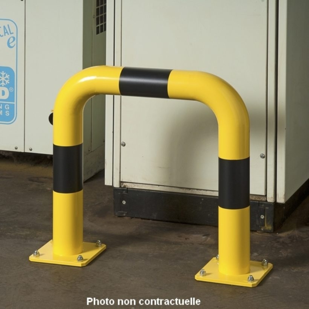 Barrière de protection droite Ø60 mm - Long. 60 x HT 35 cm - MOTTEZ - M611SH35L60