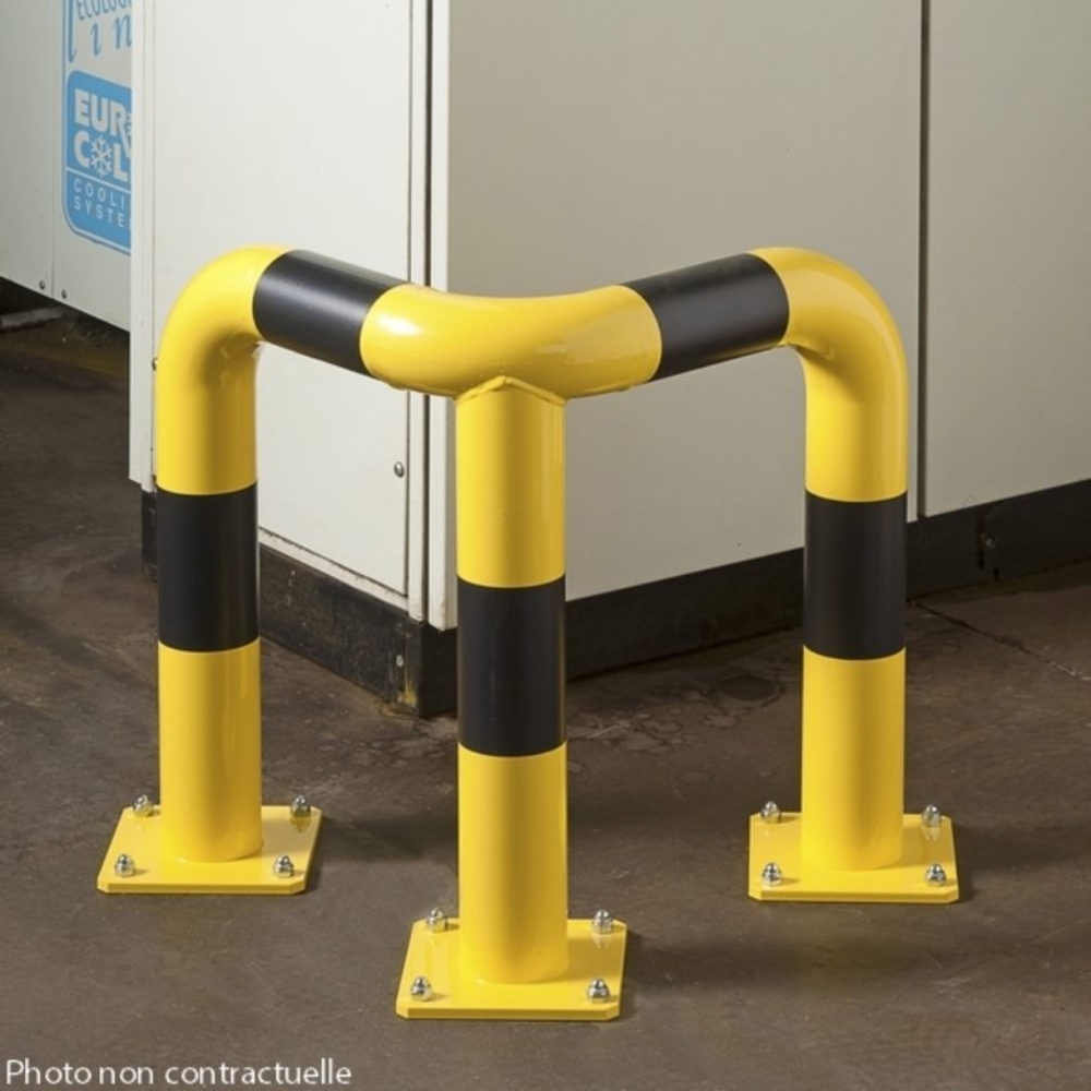 Barrière de protection en angle Ø60 mm - 64 x 64 x HT 35 cm - MOTTEZ - M621SANGH35