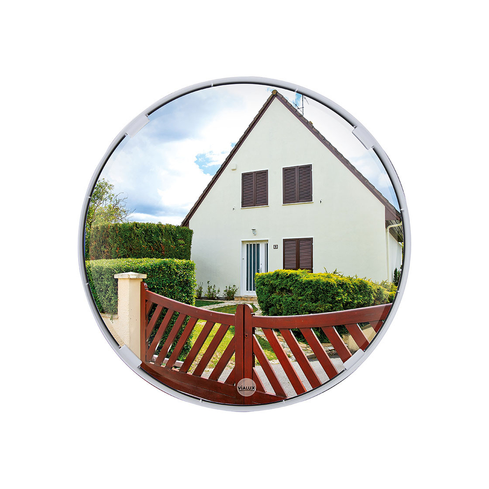 Miroir multi-usages cadre blanc Optique Ø400mm - Polymir - VIALUX - 514