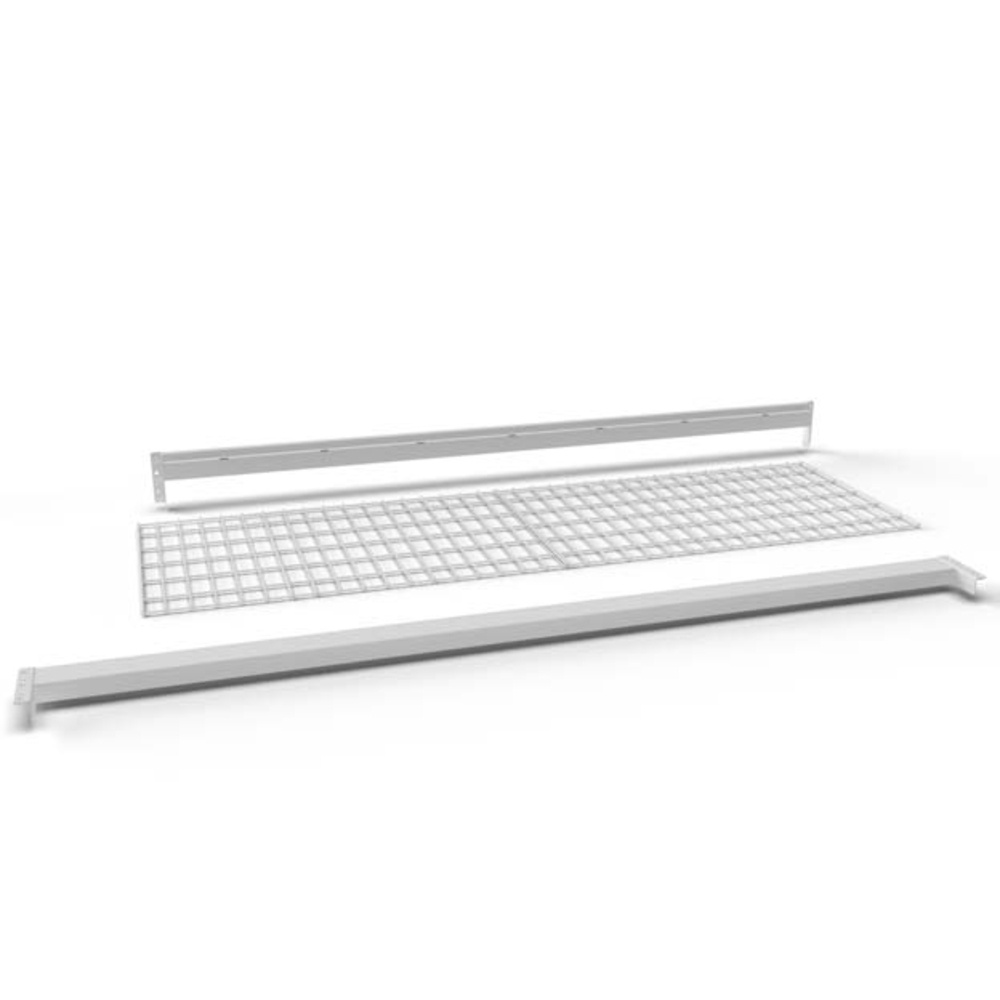 Rayonnage Epsivol sécurisé - niv sup peint 1500x600mm capacité charge 284 kg - MANORGA - ZVNIVEAU1860SUP01