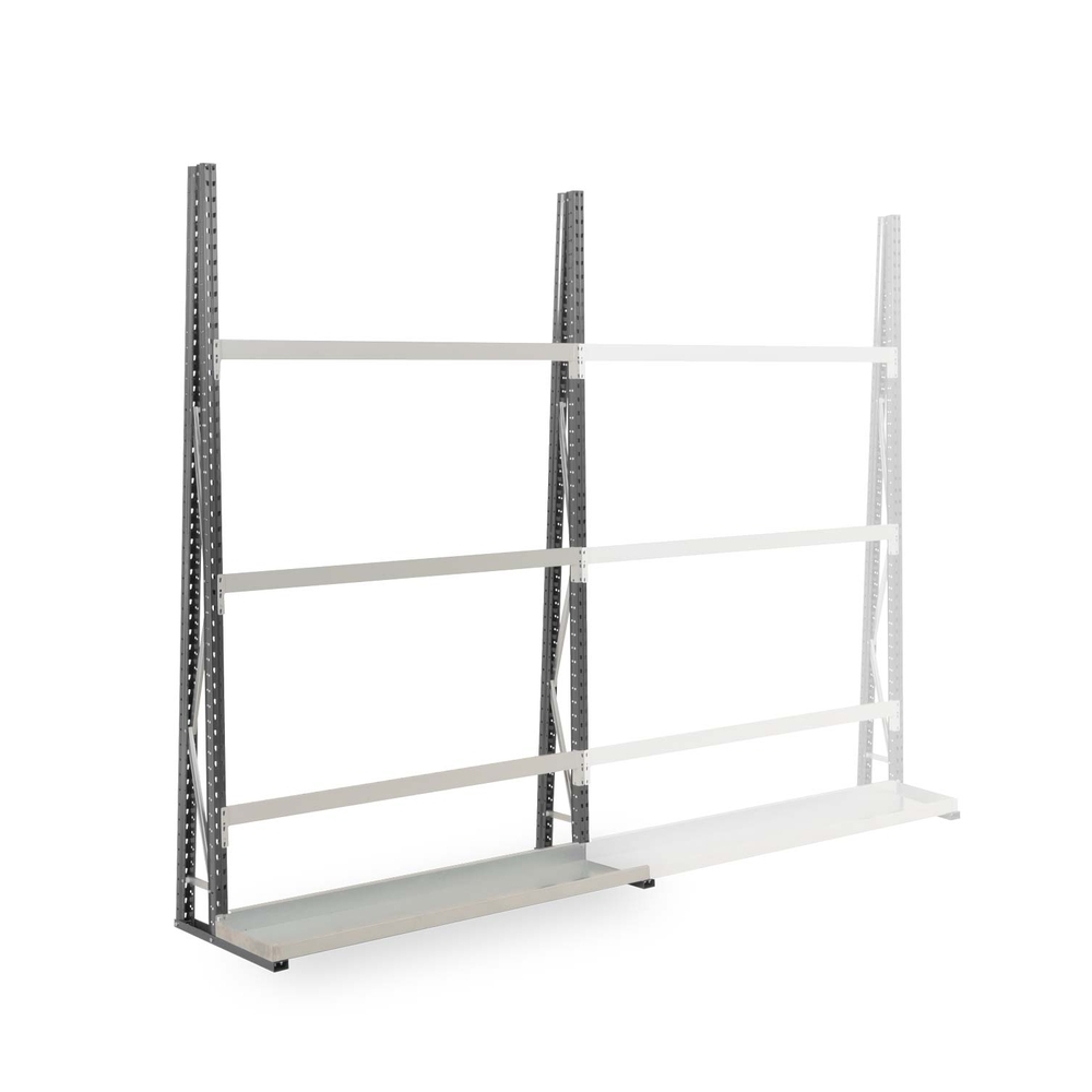 Rayonnage Epsivol vertical - Kit départ simple face peint 2500x1800x760mm - MANORGA - ZRVERTICSF1850ED1