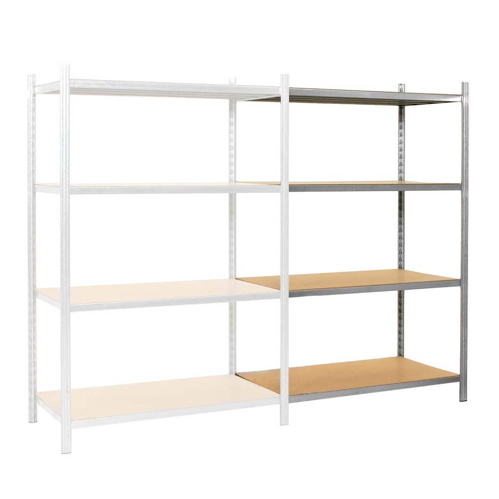 Rayonnage Epsiline - Kit suivant galvanisé 1760x1000x600mm 4 niv - MANORGA - ZSRAYTUB10604ES00
