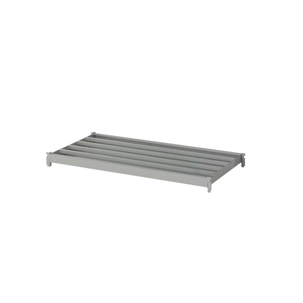 Rayonnage Flip - Bac peint RAL7035 avec structure tubulaire L 1000xP 500mm - MANORGA - ZANISUPRETBAC1050