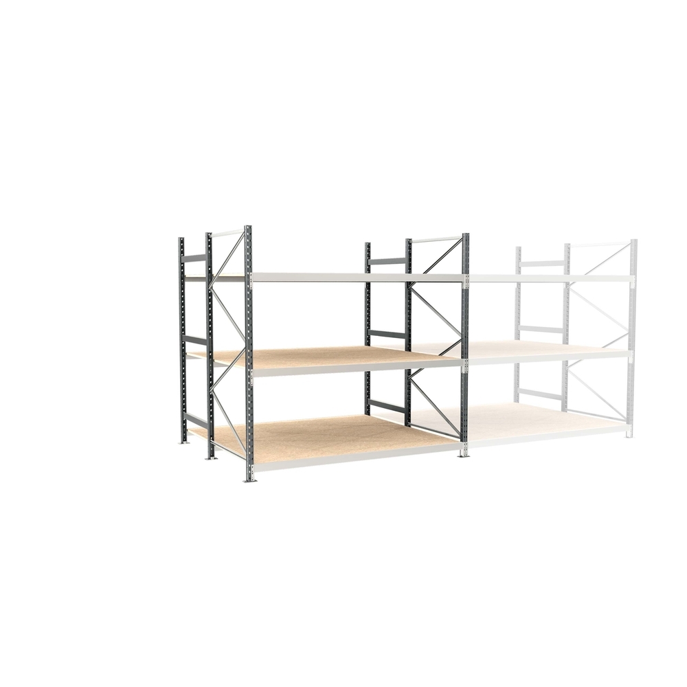 Rayonnage Epsivol - kit pare-chocs départ 2000x2000x1800mm 3 niveaux - MANORGA - ZRPCHOC2020182ND1