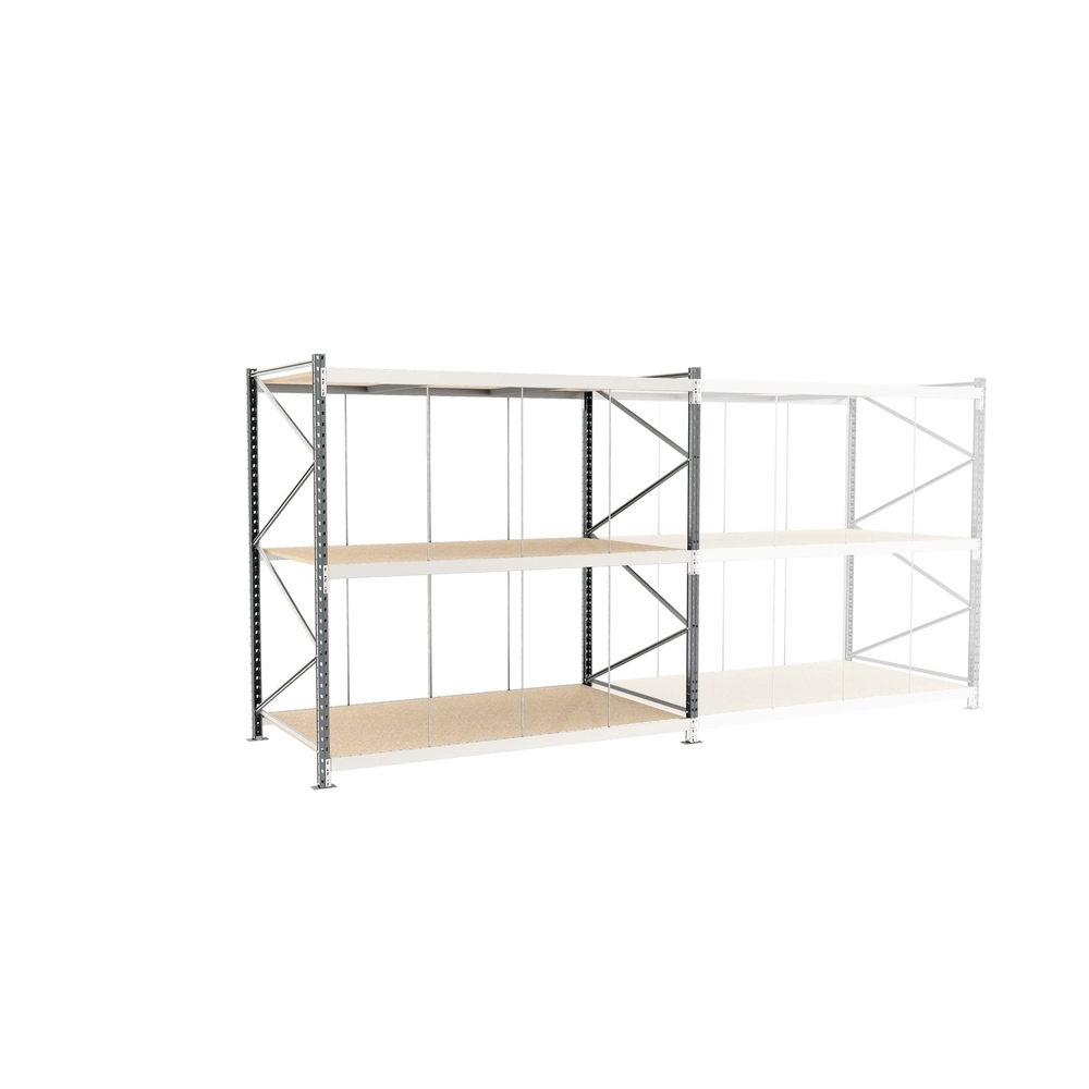 Rayonnage Epsivol - kit carrosserie départ 2000x2000x1500mm 3 niveaux - MANORGA - ZRCARRO2020152ND1