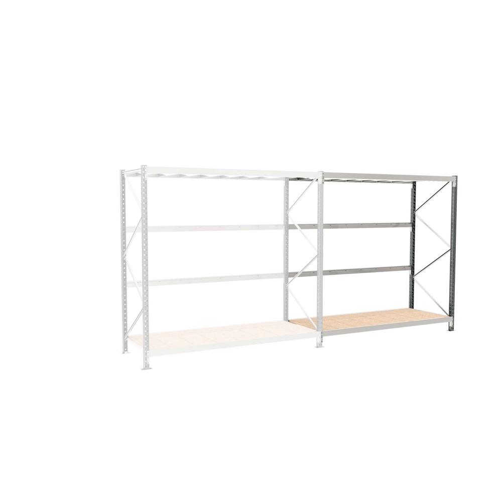 Rayonnage Epsivol - kit échappement suivant 2000x2000x800mm 3 niveaux - MANORGA - ZRECHAP2020802NS1