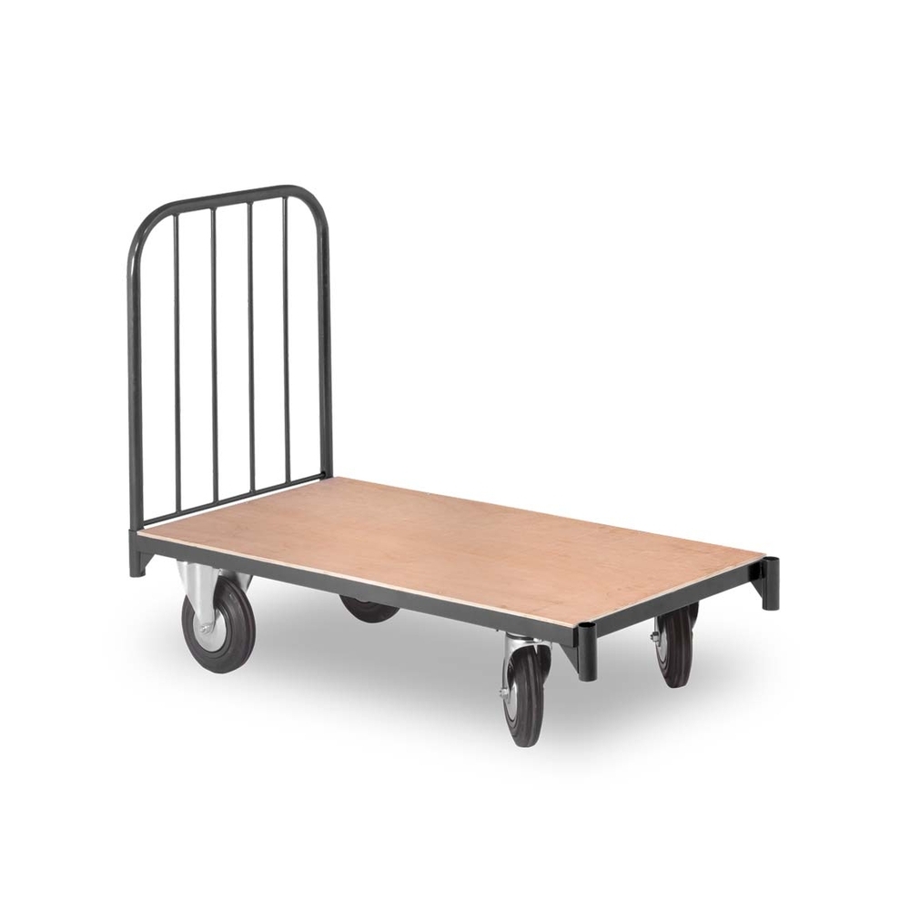 Chariot à plateau - H 1000xL 1270xL 600mm peint - MANORGA - ZJCHARIOTBOIS1260